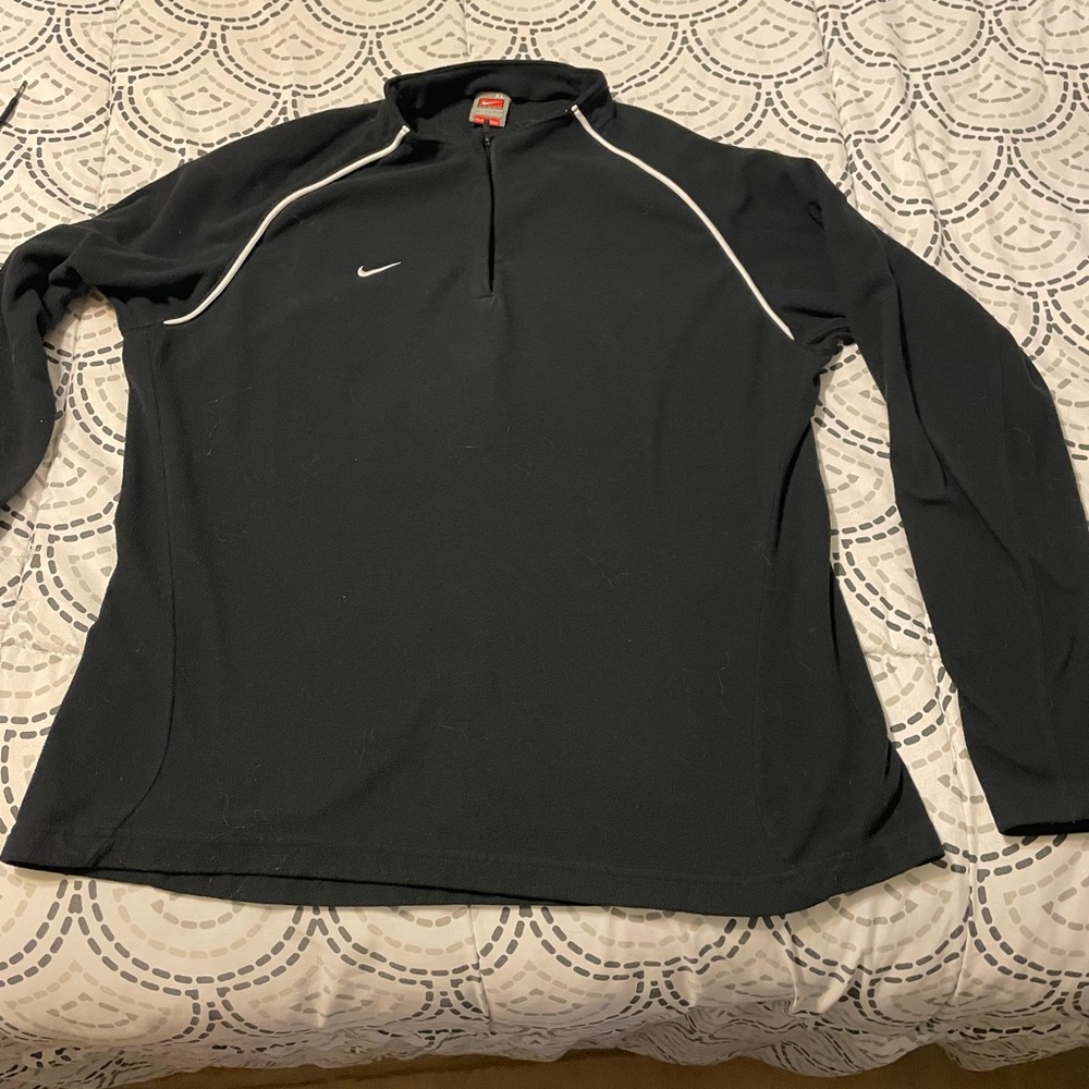 Womens Nike micro fleece quarter zip.  Size XL